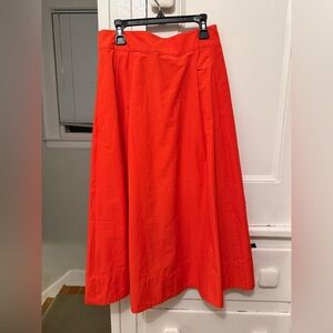 Boden orange A-Line Skirt